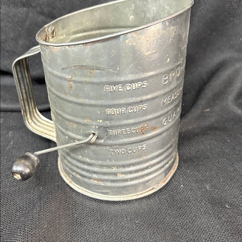 Vintage Metal Flour Sifter